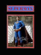 SUPERMAN  Original Autographed Photo Matted Ready to Frame - £78.34 GBP