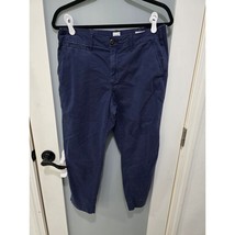 GAP Chino Pants Blue 10P Petite Cropped Mid Rise Stretch Casual Workwear - $20.00