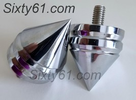 Kawasaki Ninja ZX10R Bar Ends Chrome Spiked - US Seller - $22.00