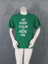 Saskatchewan Roughriders Shirt - Keep Calm and Ride On - Men&#39;s Large - £27.68 GBP