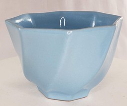 Frankoma Pottery Octagonal Bowl Planter Robin Egg Sky Blue FP 178 HTF - £64.86 GBP