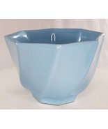 Frankoma Pottery Octagonal Bowl Planter Robin Egg Sky Blue FP 178 HTF - £64.91 GBP