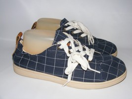 Spenco Women Size  9.5 D Blue Lace Low Top Round Toe Athletic Shoes Snea... - £20.23 GBP