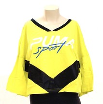 Puma Sulphur Spring Xtreme Cropped Short Sleeve V-Neck Top  Women&#39;s S NWT - $49.99