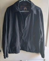 Weatherproof Windbreaker Long Sleeve Front Zip Up Jacket Black Size Medium - $27.81