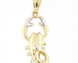 Scorpion Unisex Charm 14kt Yellow and White Gold 362676 - £63.53 GBP