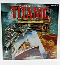 Murder On The Titanic, A Mystery 1000 Piece Jigsaw Puzzle, Brand New-Sealed Box - $25.73