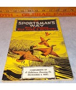 Vintage Sportsman&#39;s Way Hunting Recipe Booklet Gettleman Brewing Milwauk... - $9.95
