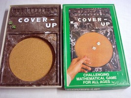 Cover-Up by Crisloid 1980 Complete Mathematical Game With Dice - $9.99