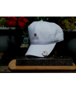Wells Fargo White Logo Hat with Ball Marker &amp; Hat Clip- Great Combo - £33.44 GBP