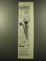 1959 Hoover Polisher Ad - Scrubs.. waxes.. polishes.. and cleans rugs, too - $18.49