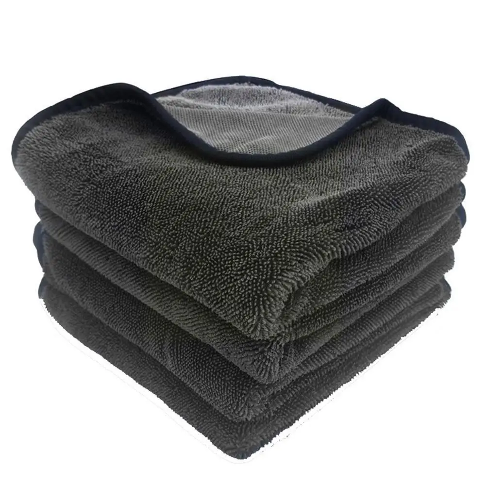 Super Plush 1200GSM Microfiber Car Wash Towel - Absorbent Drying Cloth f... - £15.19 GBP