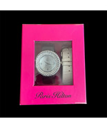 PARIS HILTON FRAGRANCES SILVER CRYSTAL WATCH NEW! Vintage Early 2000
