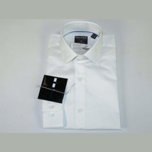 Men's Shirt Christopher Lena PROPER 100% Cotton Wrinkle Free p720ttsr white Slim image 6
