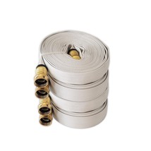 Pack Of 4 Fire Hose, 3/4IN.X 25 Ft., White, 250 Psi - £132.38 GBP