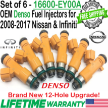 NEW OEM 6Pcs Denso 12-Hole Upgrade Fuel Injectors for 2013 Infiniti EX37 3.7L V6 - £196.67 GBP