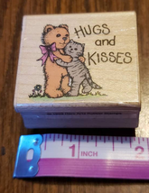 Hero Arts Hugs and Kisses Wood Mounted Rubber Stamp C654 - £3.88 GBP