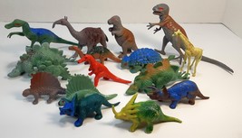Vintage Cereal Premiums Toy Lot of 16 Dinosaurs Made in Hong Kong T-Rex - £21.96 GBP