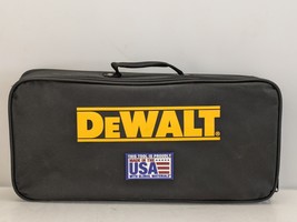 DeWALT Large Carry Tool Bag Case Canvas 2-Zipper Handle Black 19&quot; L x 9&quot;... - $39.73 CAD