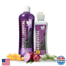 Sant Liso Vital Duo Kit Shampoo &amp; Leave-In Conditioner Anti-Frizz Heat P... - $38.77