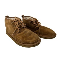 Ugg Neumel boots mens 8 brown suede lace up shoes womens 9 chukka  - £38.21 GBP