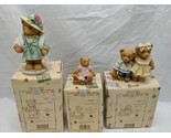 Lot Of (3) 1997 Members Only Cherished Teddies Eleanor Blaire And Bernard - $53.45
