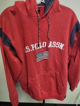 Us Polo Association Hoddie Red , Mens Size Large - £11.19 GBP