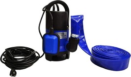Professional EZ Travel Collection Submersible Drain Pump and 25&#39;, 2,000 GPH - £145.02 GBP