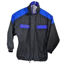 Helly Hansen Snow Jacket Mens XL Long Cevas Ski Color Block Black Blue P... - £77.39 GBP