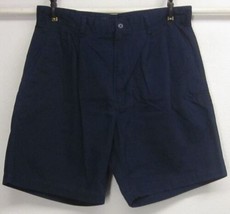 NIKE GOLF MEN&#39;S W34 PLEATED FRONT DARK BLUE  4 POCKET CASUAL SHORTS AUTH... - $18.52