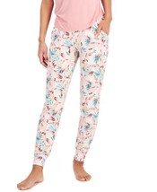 Alfani Womens Ultra-Soft Knit Jogger Pajama Pants,1-Piece,Multi Tropical... - $34.65