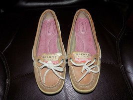 Sperry Top-Sider Angelfish Boat Shoes Brown Deck Dock Moccasins Size 6M Women&#39;s - £23.66 GBP