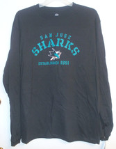 NHL San Jose Sharks Mens Long Sleeve T-Shirt Sizes Sm, Med, Lg or XLg NWT - £15.97 GBP