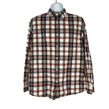 Sonoma Men&#39;s Plaid Long Sleeved Button Down Dress Shirt Size L - £11.17 GBP
