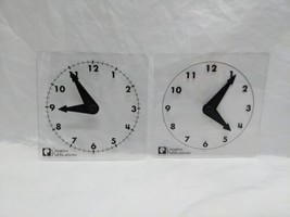 Set Of (2) 1970a Creative Publications Clock Faces - $29.69