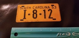 Vintage 1950’s South  Carolina BICYCLE LICENSE PLATE - $55.99