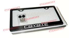 2024 Coyote Mustang 5.0 GT Real Carbon Fiber License Plate Frame Tag - £32.83 GBP