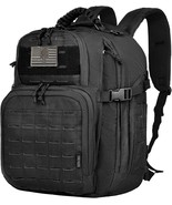 40L Military Tactical Backpack For Men, Molle Edc Daypack Work, 05-Black - €45,46 EUR