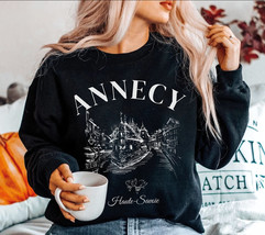 Annecy France Sweatshirt,Vintage Womens Annecy Crewneck sweater,Haute-Savoie Uni - £35.16 GBP