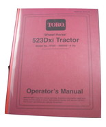 Toro Wheel Horse 523 Dxi Tractor Manual Set (5 manuals bound as 3 books) - £39.37 GBP