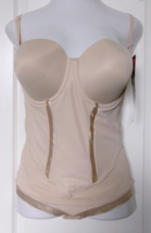 Maidenform Ultra Firm Built-In-Bra Body Shaper Size 40D Style FL1256 Beige - $23.71