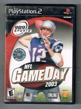 989 Sports Nfl Game Day 2003 PS2 Game Play Station 2 Empty Case Only - $5.07