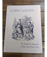 La Mode Illustree Portfolio 4 Beautiful Color Reproductions French Costu... - $79.20