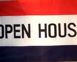2 OPEN HOUSE 3 X 5 FLAGS advertising real estate banner 3x5 flag sign ha... - $9.49