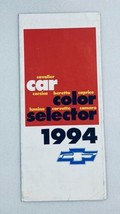 1994 Chevrolet Passenger Car Exterior Colors Sales Brochure No Label - $9.45