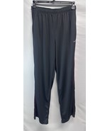 BCG Track Athletic Pants Gray w Pockets Elastic Waist Size Large - $27.02 CAD