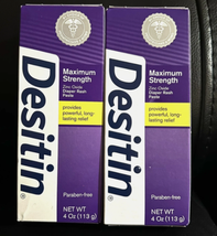 2x Desitin Maximum Strength Baby Diaper Rash Cream for Relief &amp; Preventi... - $19.79