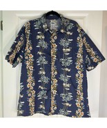 Old Navy Hawaiian Button Down Short Sleeve 100% Cotton Shirt Men’s Size XL - $17.00