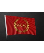 SPQR Roman Empire Flag Banner | Historical Flags | High Quality Materials - $34.19 CAD+