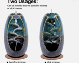 Ceramic Backflow Incense Holder/Burner Waterfall 20 CONES open box - $22.47